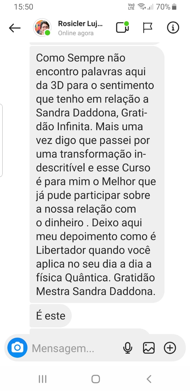 depoimento vc din 2