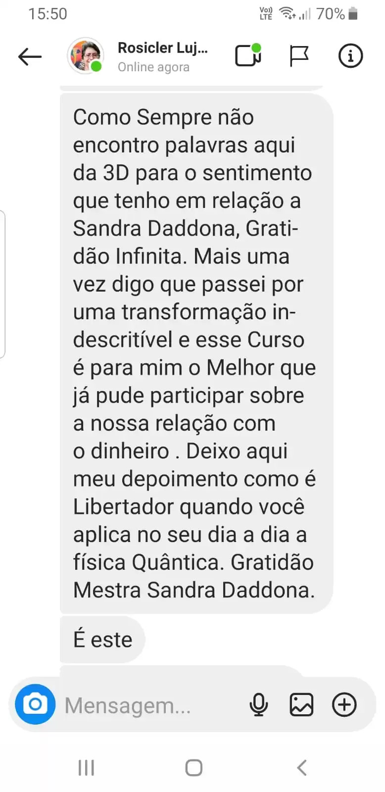 depoimento vc din 2